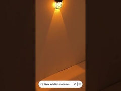 Outdoor Wall Decoration Solar Powered Wall Lights with Amber RGB Color