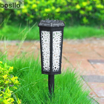 ভালো দাম অ্যাম্বার লাইট আরজিবি / হোয়াইট লাইট আরজিবি আউটডোর সোলার ল্যাম্পস কালোতে 10LM আলোকসঞ্চার সহ অনলাইন