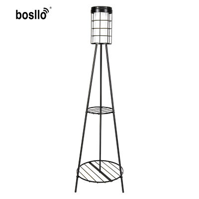 ভালো দাম Retro Solar Lights Solar Floor Lights Solar Lantern With Plant Stand USB rechargeable অনলাইন
