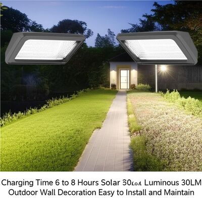 ভালো দাম Charging Time 6 to 8 Hours Solar Wall Lamps with 30LM Luminous Flux Outdoor Wall Decoration Easy to Install and Maintain অনলাইন