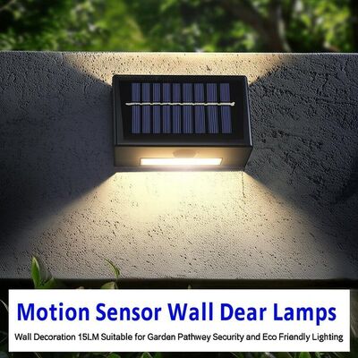 ভালো দাম Motion Sensor Solar Wall Lamps Outdoor Wall Decoration 15LM Suitable for Garden Pathway Security and Eco Friendly Lighting অনলাইন